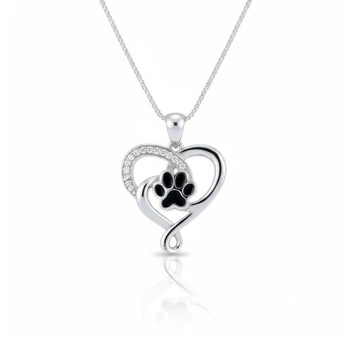 Heart & Paw Necklace