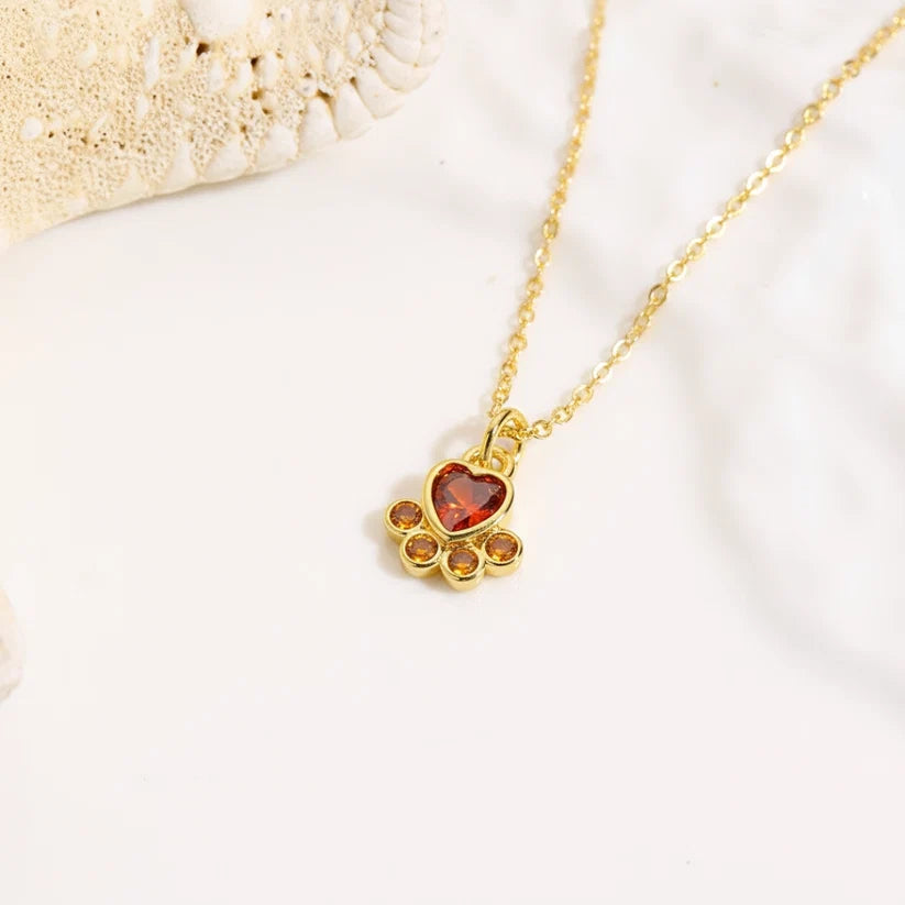 Ember Paw Necklace